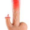 14127 Real body licking ram - gode réaliste 3-en-1