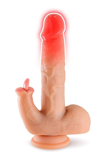 14127 Real body licking ram - gode réaliste 3-en-1