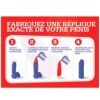 Cloneboy, kit de moulage pénis gode ventouse noir