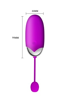 Abner, œuf vibrant silicone connecté