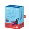 Double fun, vibromasseur couple violet connecté avec télécommande