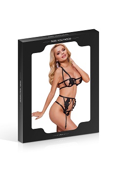 Lingerie Set 3 pcs ouvert