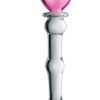 24 Glossy toys n°21, gode en verre cœur 20cm