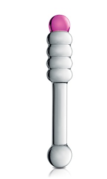 28 Glossy toys n°11, gode en verre double 20cm