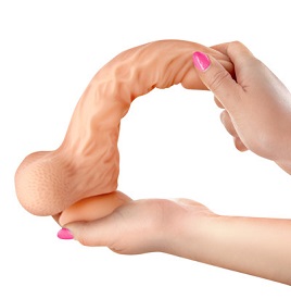 Real max, gode ventouse réaliste avec prépuce, 22cm