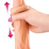 Real max, gode ventouse réaliste avec prépuce, 22cm