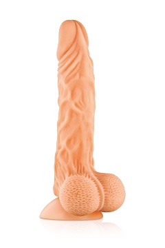 44 Real max, gode ventouse réaliste avec prépuce, 22cm
