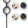 Danaë kegel balls, set de boules de geisha noir et or