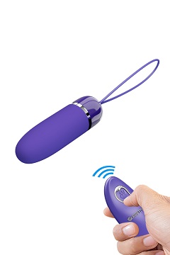 Bullet vibrant avec télécommande darlene