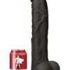 The prodigy, gode ventouse réaliste noir 32cm
