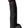 The prodigy, gode ventouse réaliste noir 32cm