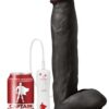 The power, gode ventouse réaliste vibrant noir 31cm