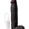 The power, gode ventouse réaliste vibrant noir 31cm