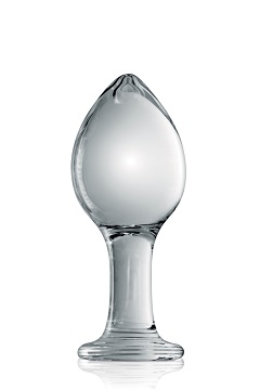 72 Glossy toys n°32, plug anal en verre diamètre 4,5cm