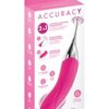Accuracy, vibromasseur et stimulateur de clitoris 2 en 1 rose