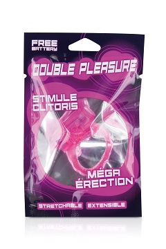 Double pleasure, cockring vibrant