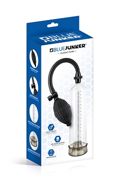 Blue junker, pompe à pénis avec graduation
