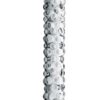 85 Glossy toys n°6, double dong en verre perlé 17cm