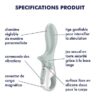 Satisfyer vibromasseur anal air pump booty 3