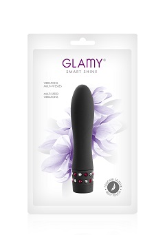 Smart shine, mini vibromasseur avec strass
