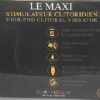 Le Maxi – Stimulateur Clitoridien